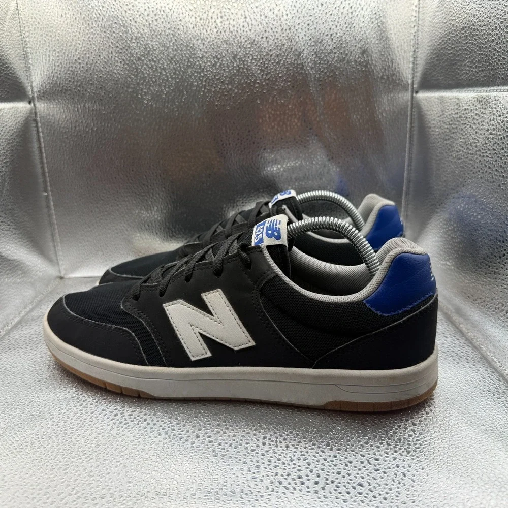 Size 9.5 New Balance 425 Black‎ White Blue Mens Skateboarding Sneakers AM425BKR